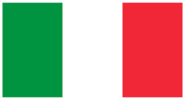 vector illustration flag of Italy