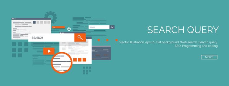 Vector vector illustration flat computing background programming coding web development search engine