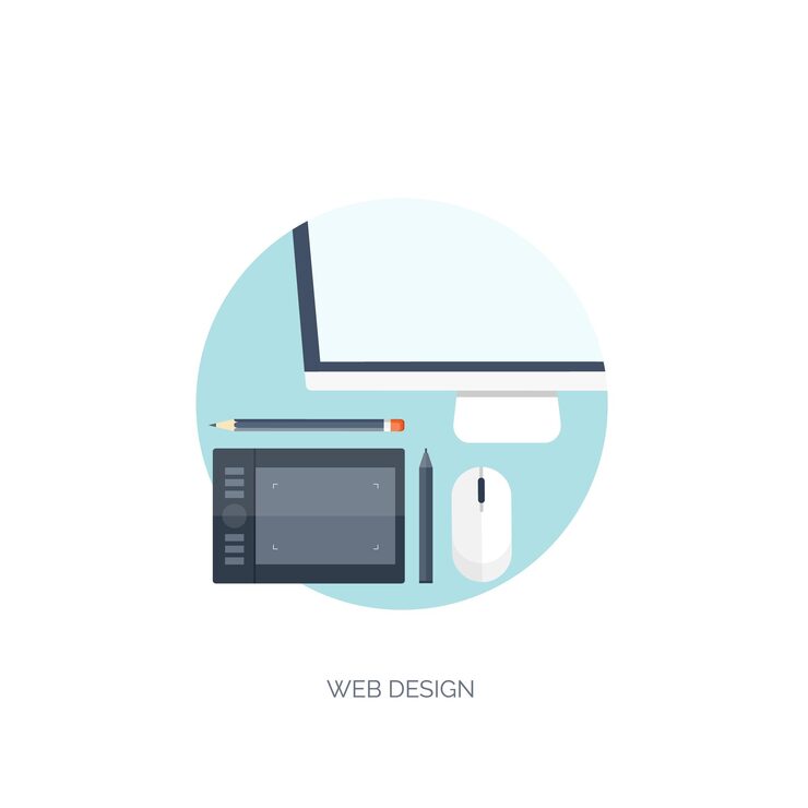 Vector vector illustration flat computing background programming coding web development search search engine optimization innovation technologies mobile app