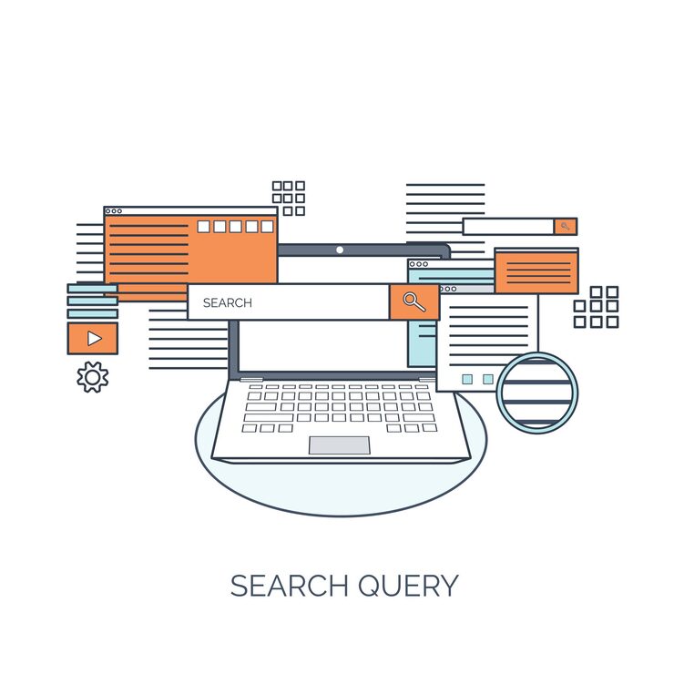 Vector vector illustration flat computing background programming coding web development and search seo