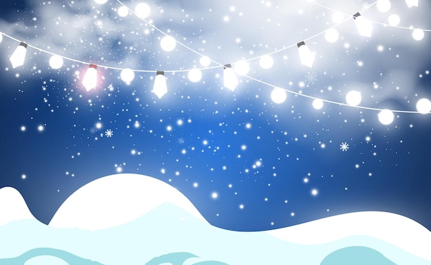 Vector illustration of flying snow on a transparent background.natural phenomenon of snowfall