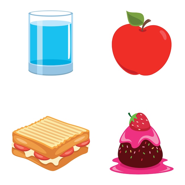 Vector illustration of food