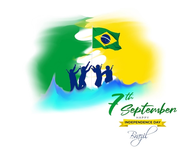 Векторная иллюстрация ко дню независимости бразилии