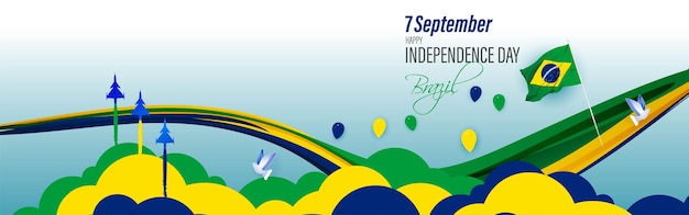Векторная иллюстрация ко дню независимости бразилии