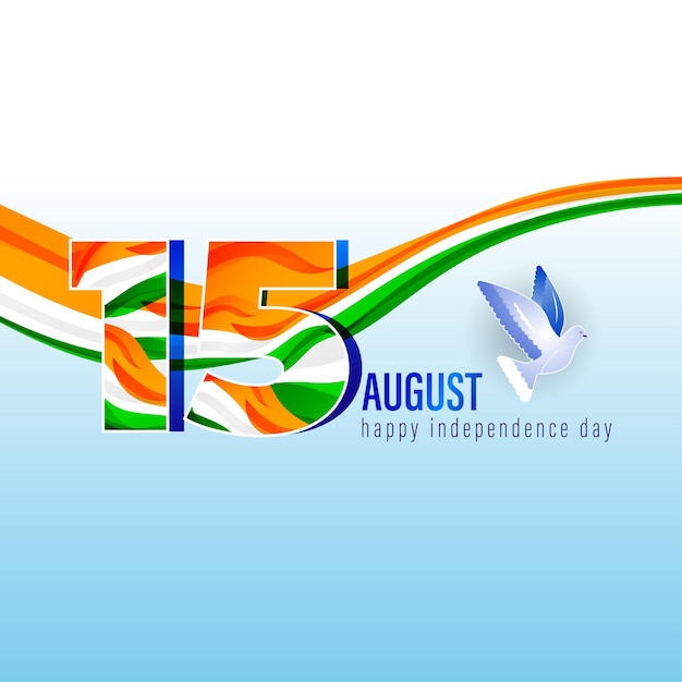 Векторная иллюстрация ко дню независимости индии