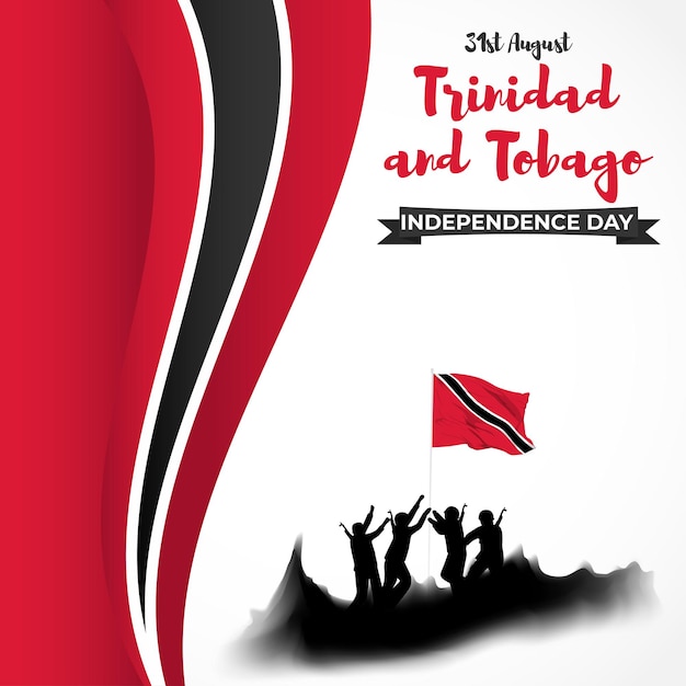 Векторная иллюстрация ко дню независимости тринидада и тобаго