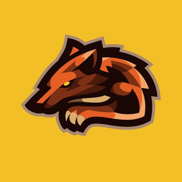 벡터 일러스트 레이 션 Fox ESport