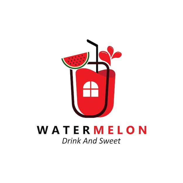 Vector Illustration Of Fresh Fruit Watermelon Fruit Logo Red Available In The Market Screen Printing Design Sticker Banner Fruit Company