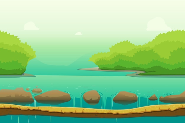 Vector vector illustration game background