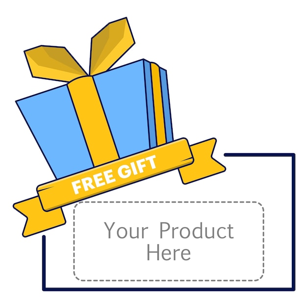 vector illustration of gift box or loyalty program concept or earn points to exchange gift boxes