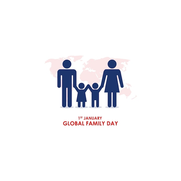 Vector illustration for Global Family Day