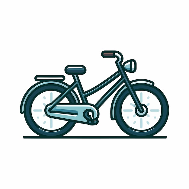 Illustrazione vettoriale di una buona bicicletta