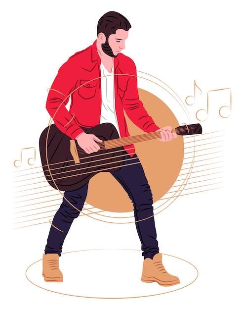 Vector illustration in graphic style