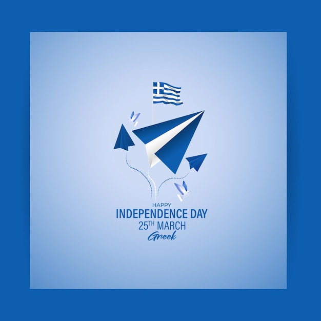 Vector illustration for Greek independence day