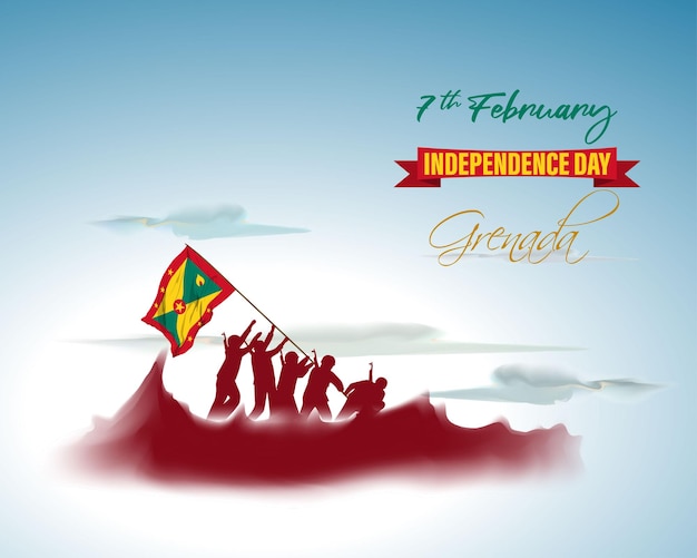 Vector illustration for grenada independence day