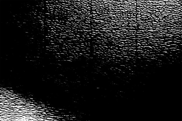 黒で概要されたグランジ・テクスチャのベクトルイラストで,テクスチャーされた外観の白い背景