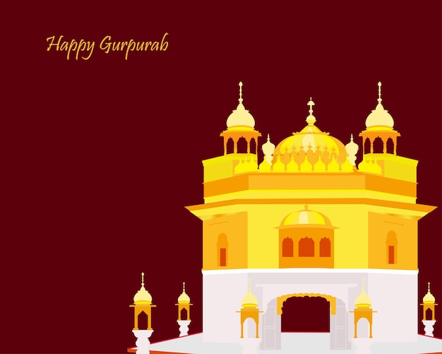 Vector vector illustration for guru nanak jayanti the birth anniversary of guru nanak dev ji