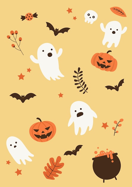 Vector illustration of Halloween day