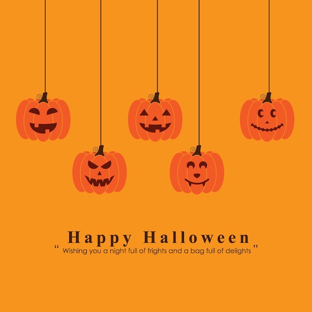 Vector illustration of halloween festival banner greeting