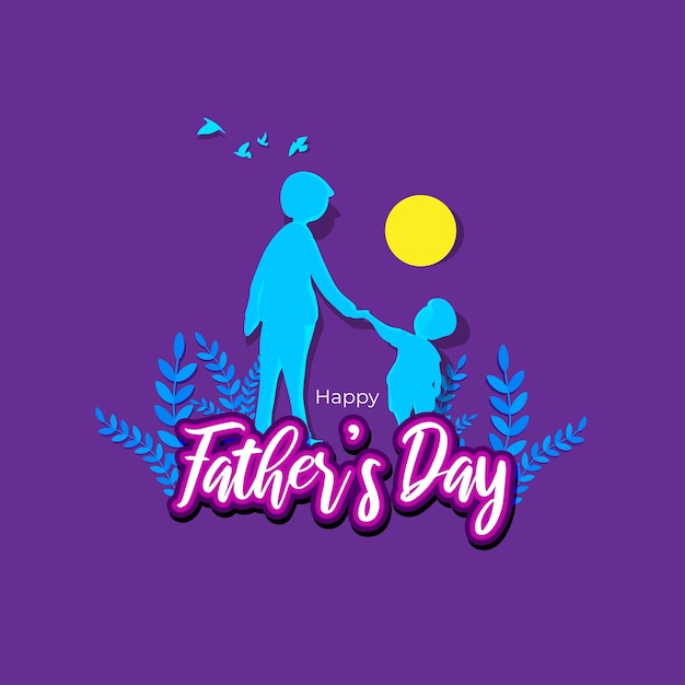 Vector illustration for Happy Father's day greeting