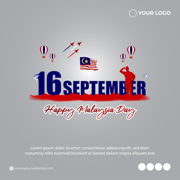 Vector illustration for Happy Malaysia day