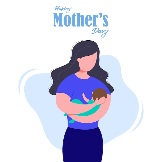 Vector illustration for Happy Mother's Day banner