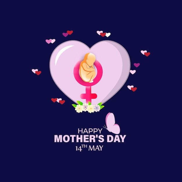 Vector illustration for Happy Mother's Day