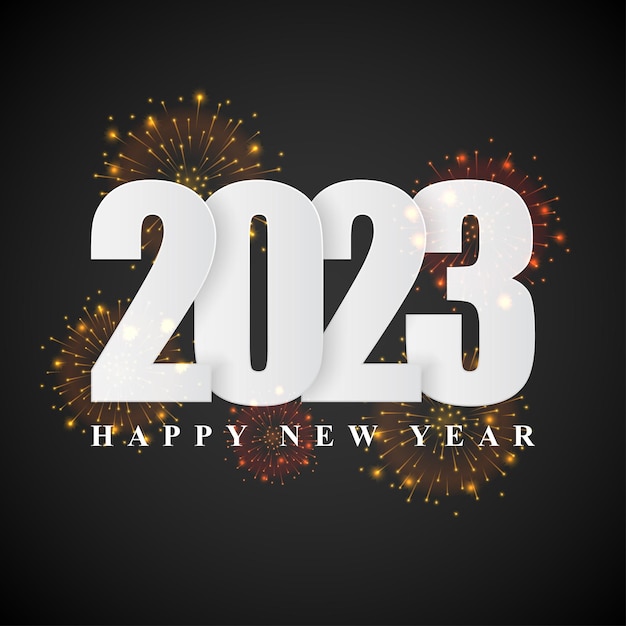 Vector illustration for Happy New year 2023 background poster banner flyer card