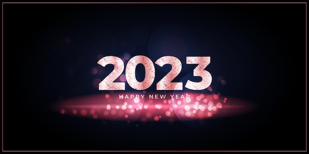 Vettore illustrazione vettoriale per lo sfondo del felice anno nuovo 2023