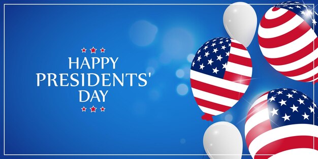 vector illustration for happy president day