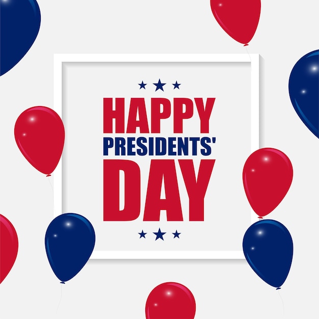 Vector illustration for happy president day