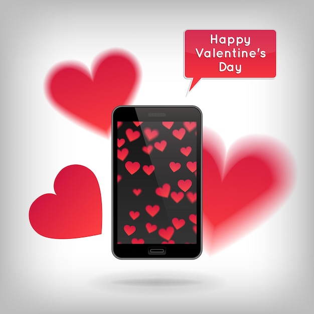 Vector illustration Happy Valentines Day
