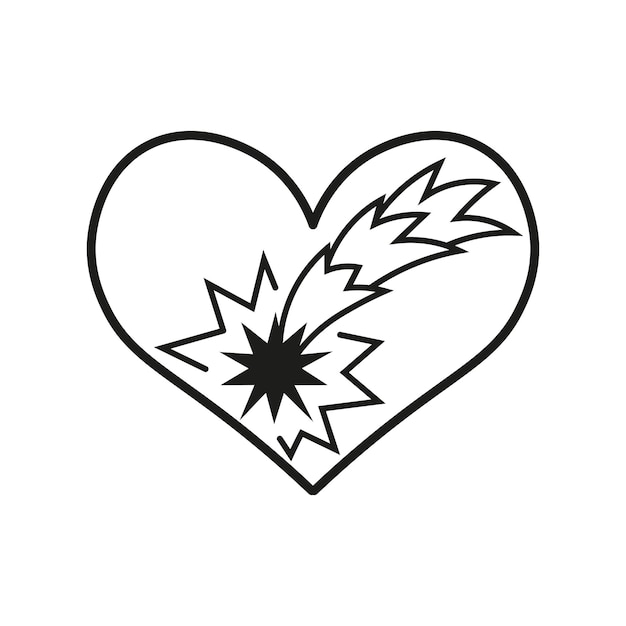 Vector illustration of heart