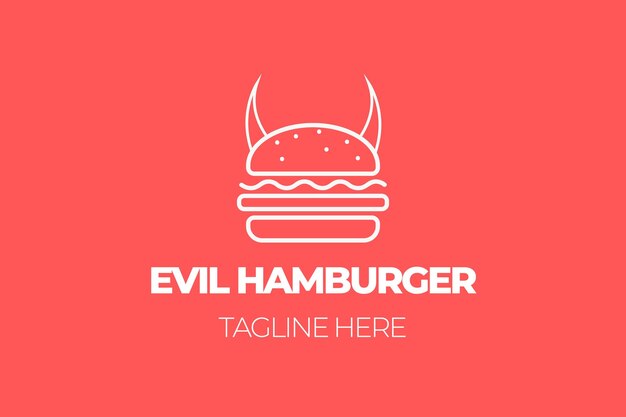 Vector illustration of a hot, spicy burger on a dark background - perfect for use as a template