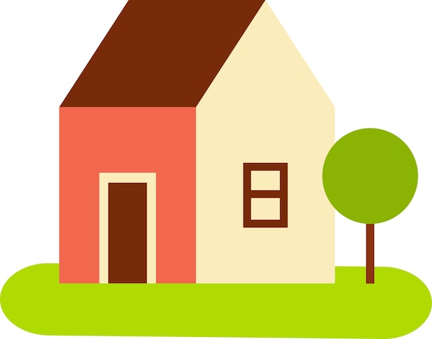 Vector Illustration house in Flat Style