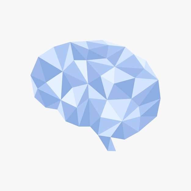 人間の脳の図のベクトル イラスト