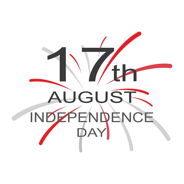 ベクトル ベクトル イラスト インドネシアの独立記念日
