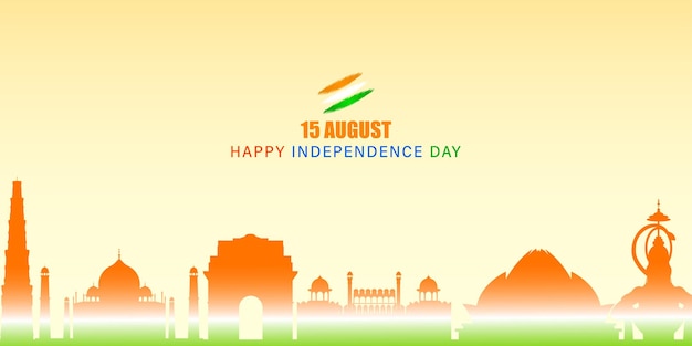 Vector illustration for india independence day