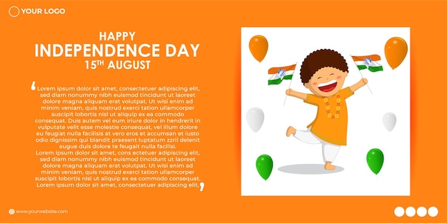 Vector illustration for India Independence Day