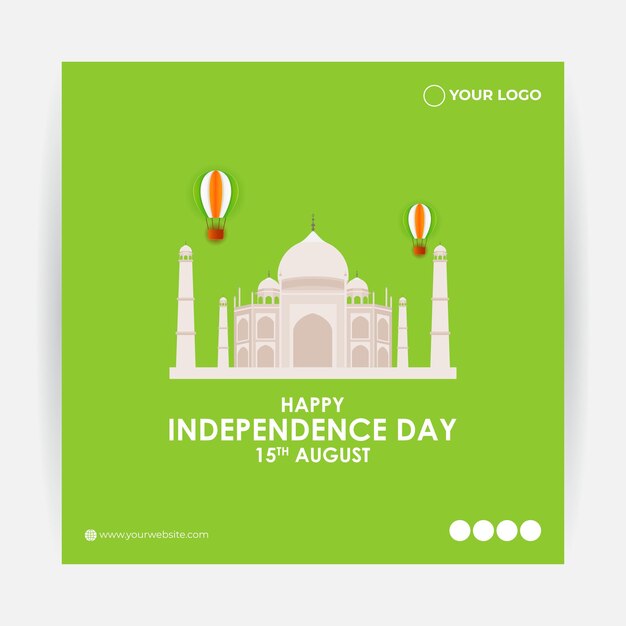 Vector illustration for India Independence Day