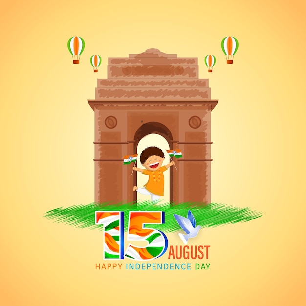 Vector illustration for India Independence Day