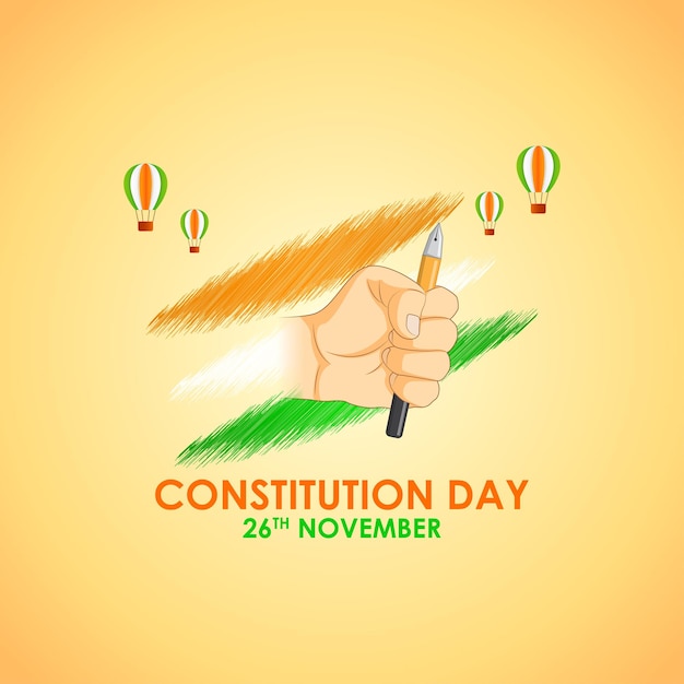 インド憲法記念日のベクトル図