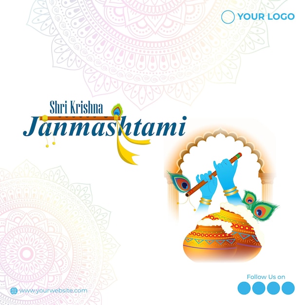 Happy Janmashtami 2025 Images Free Download on Freepik