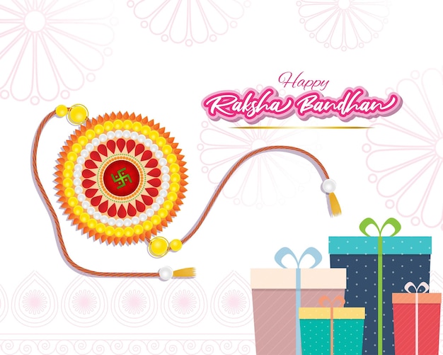 Vector vector illustration for indian festival raksha bandhan greeting