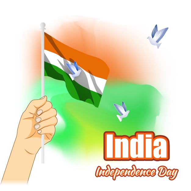 Vector illustration for Indian Independence Day