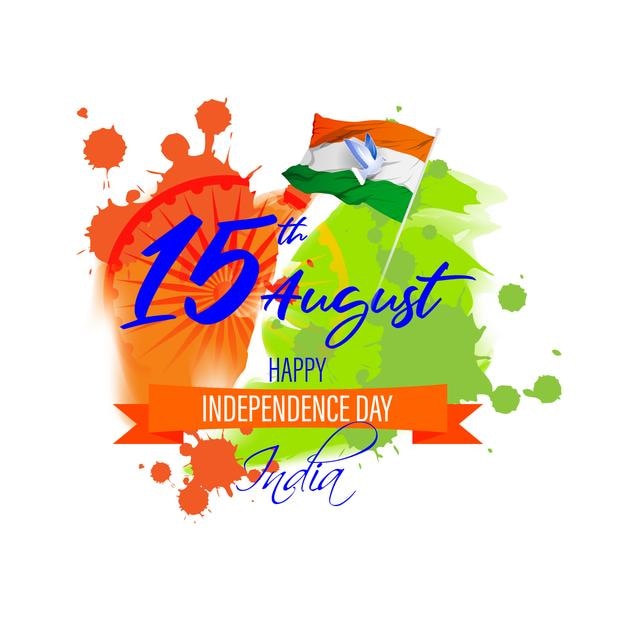 Vector vector illustration for indian independence day