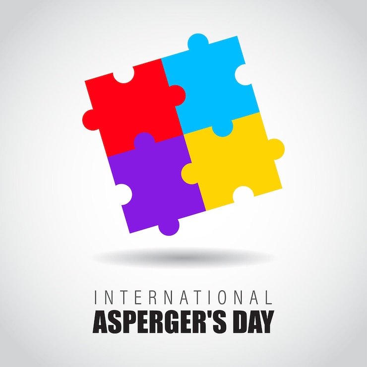 Vector vector illustration for international aspergers day