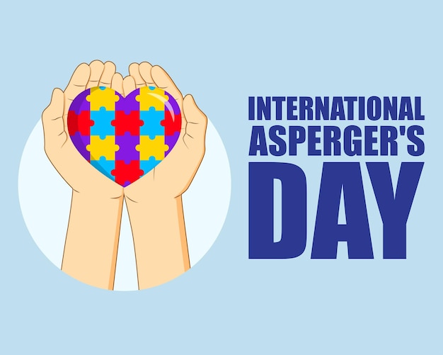 Vector illustration for International Aspergers day