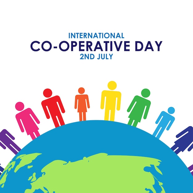 Vector illustration for international cooperative day