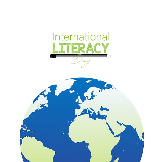 Vector Illustration of International literacy day 8 September